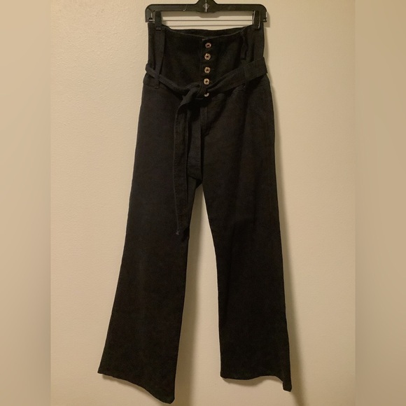 Baby Phat Denim - Baby Phat authentic vintage high rise Women’s size 11 black y2k wide leg pants